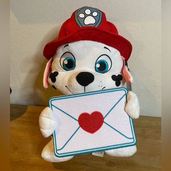 New Valentine’s Day Marshall Paw Patrol Plush Stuffed Animal 12” - Picture 2 of 6